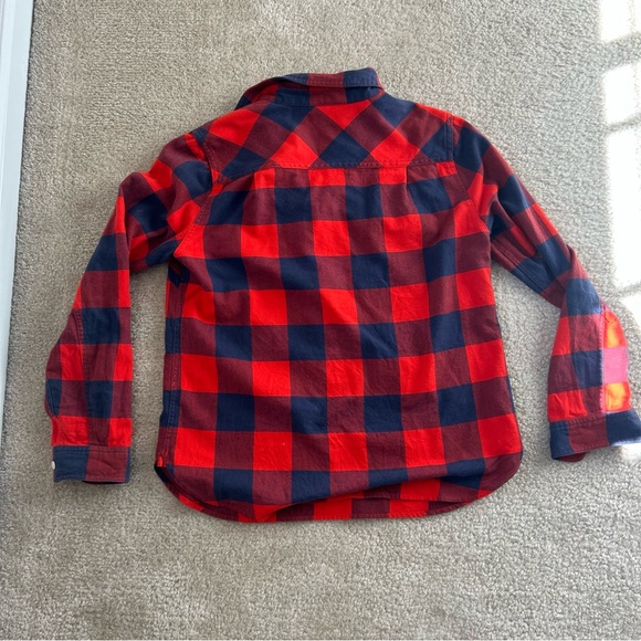 Navy/Red cotton half zip - Picture 2 of 7